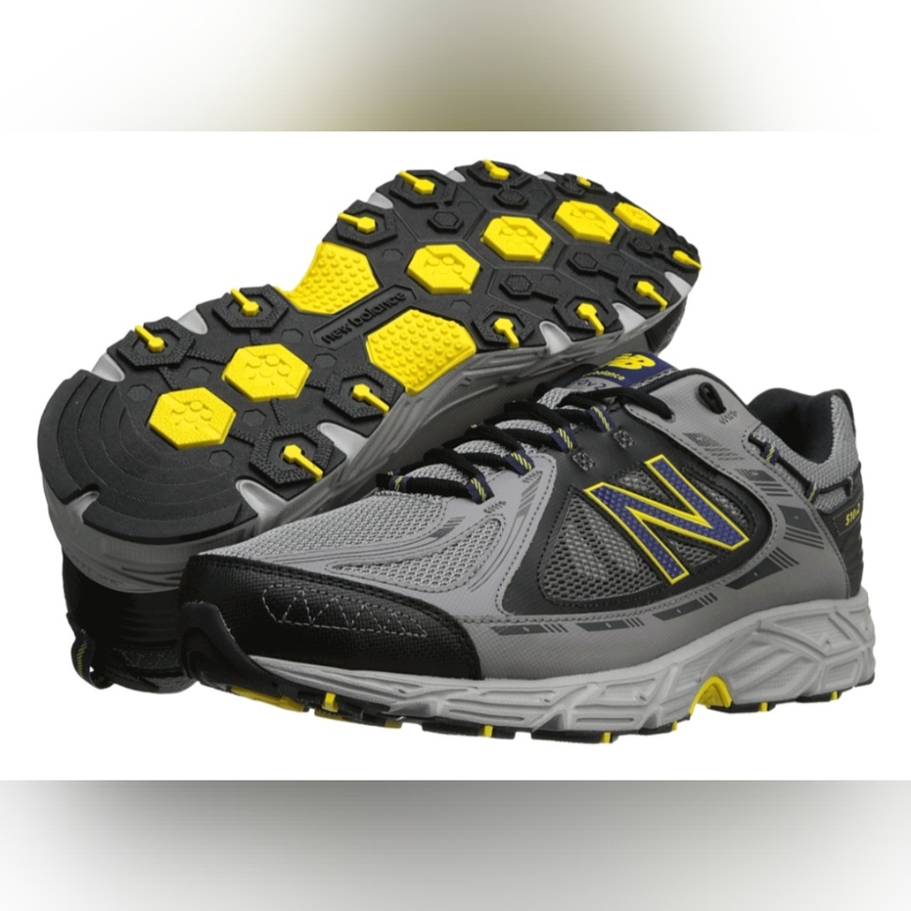 New Balance 510v2 Gray Running Walking Shoes - Men's Size 10